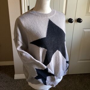 Local Boutique Star Sweater – Schitt's Creek Style | Grey & Black